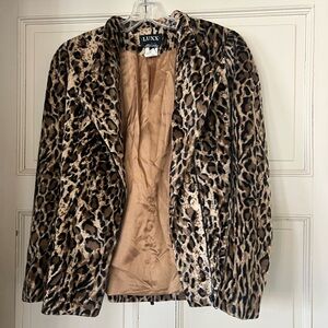 Lux Animal Print Women's Blazer